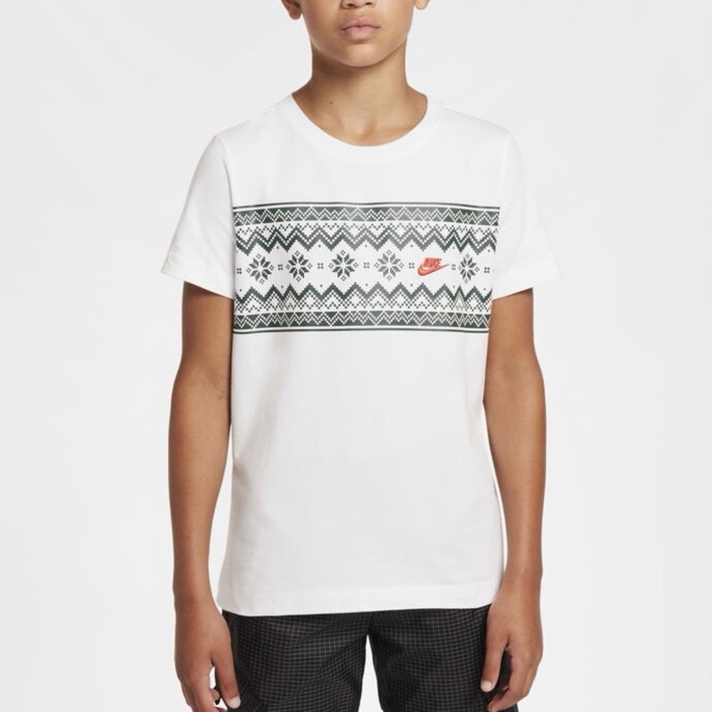 Nike Sportswear Fair Isle Crewneck T-Shirt Big Kids Unisex
